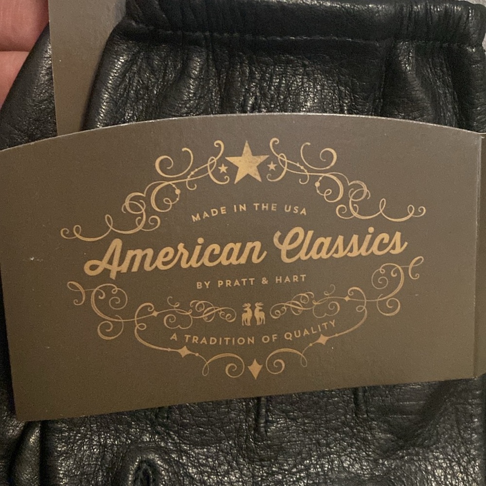 American Classics by Pratt & Hart Mens Leather Gloves Size 10 - Picture 2 of 5
